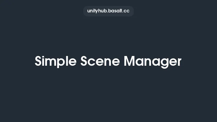 Simple Scene Manager Thumbnail