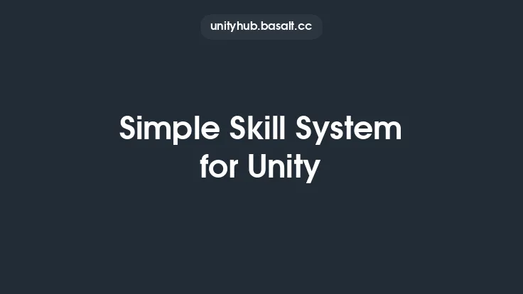Simple Skill System for Unity Thumbnail