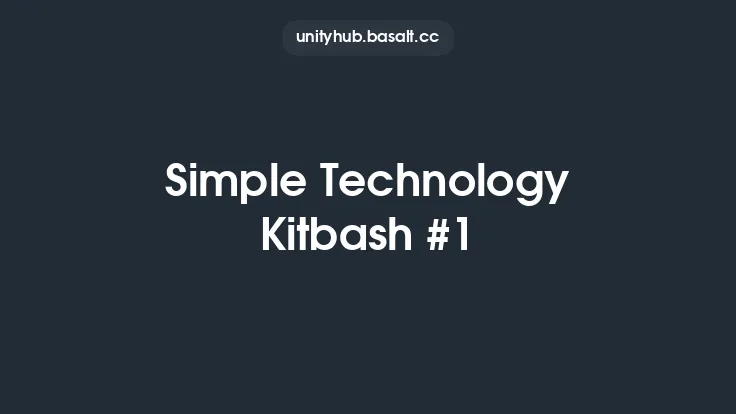 Simple Technology Kitbash #1 Thumbnail