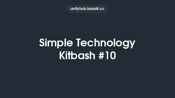 Simple Technology Kitbash #10 Thumbnail