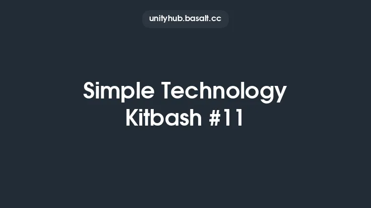 Simple Technology Kitbash #11 Thumbnail