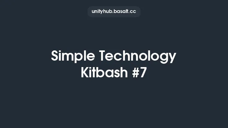 Simple Technology Kitbash #7 Thumbnail