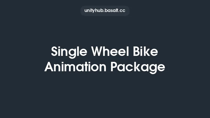Single Wheel Bike Animation Package Thumbnail