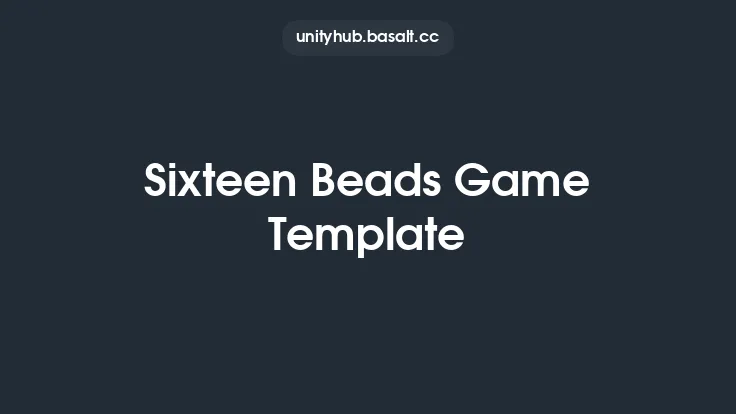 Sixteen Beads Game Template Thumbnail