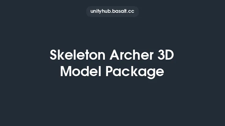 Skeleton Archer 3D Model Package Thumbnail