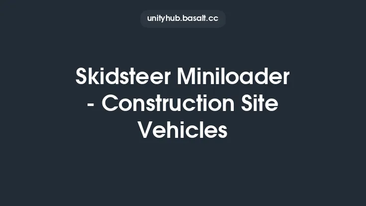 Skidsteer Miniloader - Construction Site Vehicles Thumbnail