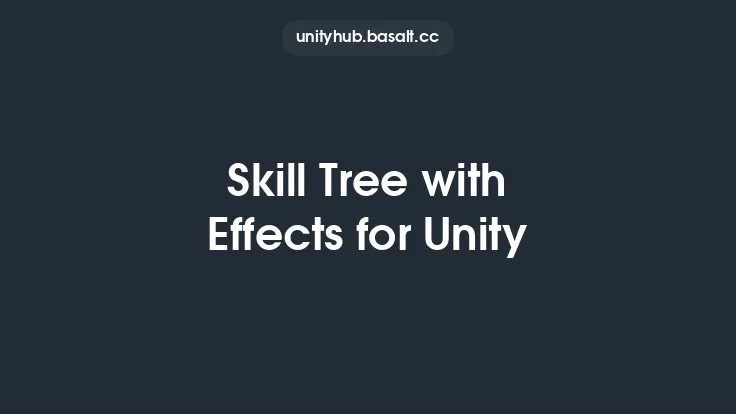 Skill Tree with Effects for Unity Thumbnail
