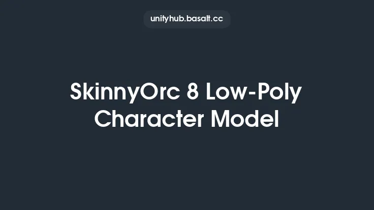 SkinnyOrc 8 Low-Poly Character Model Thumbnail