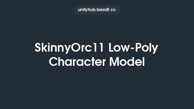 SkinnyOrc11 Low-Poly Character Model Thumbnail
