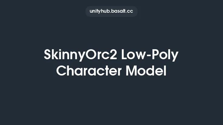 SkinnyOrc2 Low-Poly Character Model Thumbnail