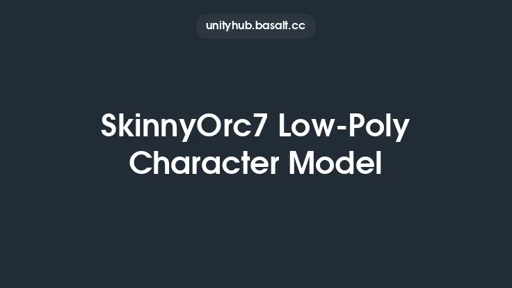 SkinnyOrc7 Low-Poly Character Model Thumbnail