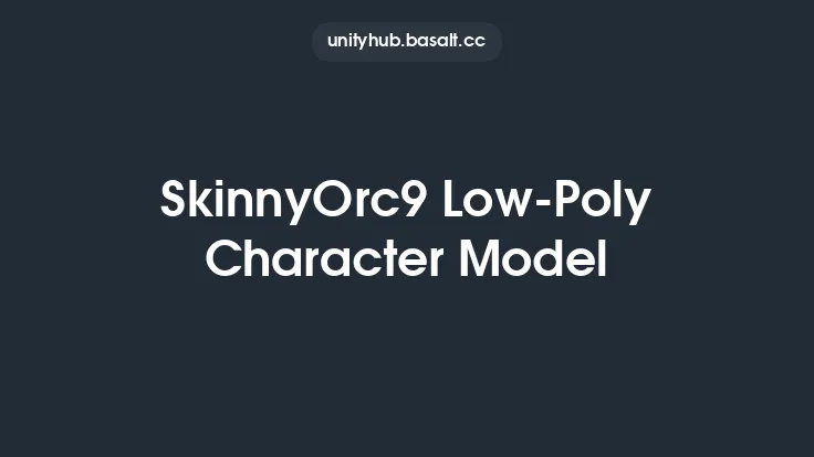 SkinnyOrc9 Low-Poly Character Model Thumbnail