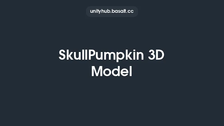 SkullPumpkin 3D Model Thumbnail
