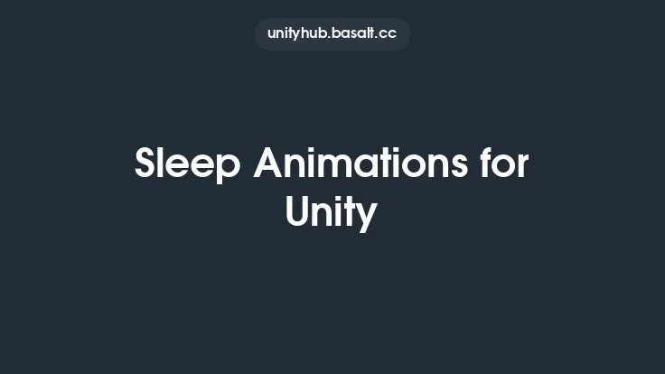 Sleep Animations for Unity Thumbnail