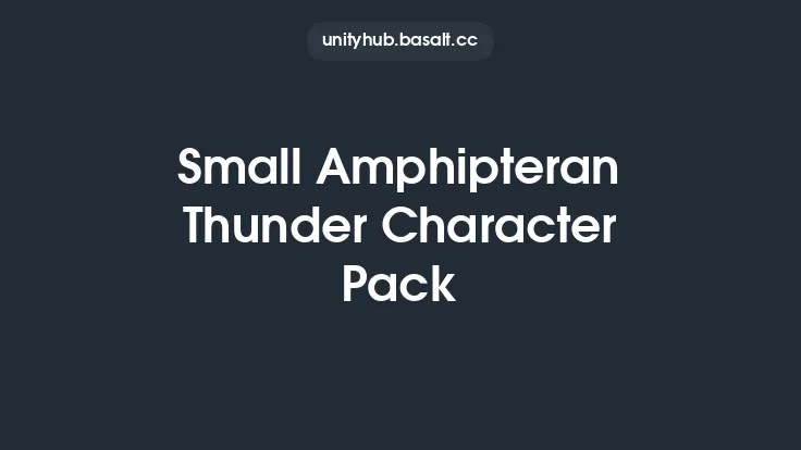 Small Amphipteran Thunder Character Pack Thumbnail