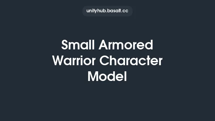 Small Armored Warrior Character Model Thumbnail