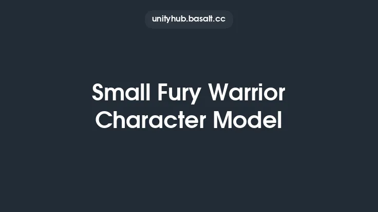 Small Fury Warrior Character Model Thumbnail