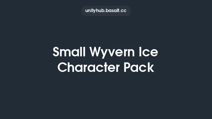 Small Wyvern Ice Character Pack Thumbnail