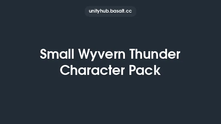 Small Wyvern Thunder Character Pack Thumbnail