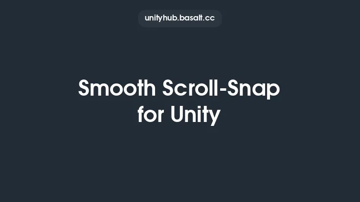 Smooth Scroll-Snap for Unity Thumbnail