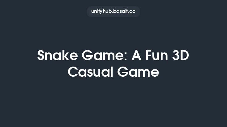 Snake Game: A Fun 3D Casual Game Thumbnail