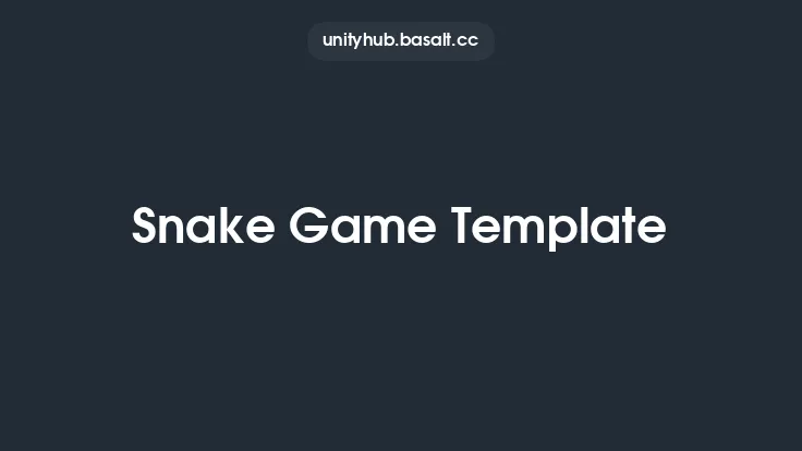 Snake Game Template Thumbnail
