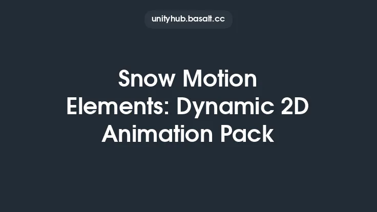 Snow Motion Elements: Dynamic 2D Animation Pack Thumbnail