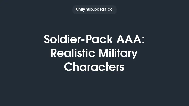 Soldier-Pack AAA: Realistic Military Characters Thumbnail