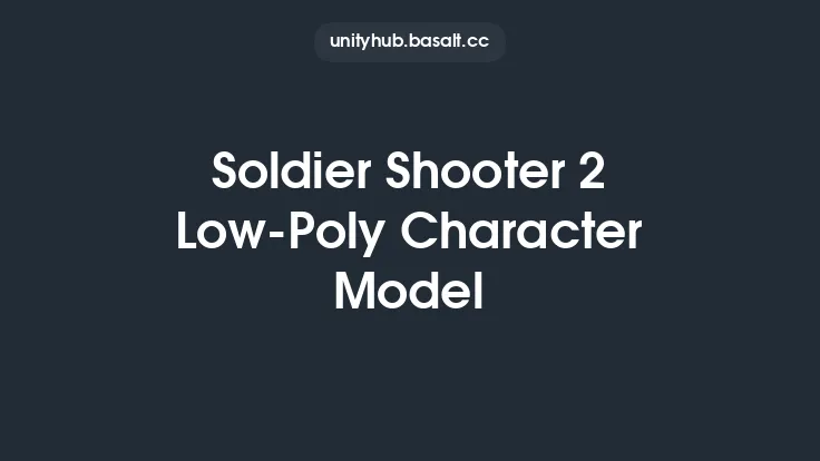 Soldier Shooter 2 Low-Poly Character Model Thumbnail