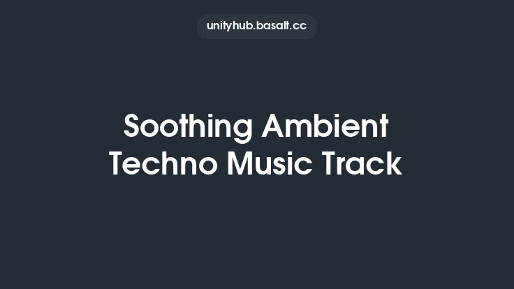 Soothing Ambient Techno Music Track Thumbnail