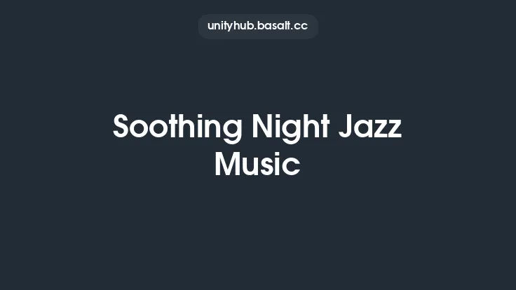 Soothing Night Jazz Music Thumbnail