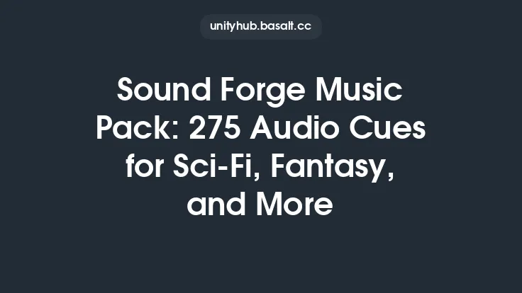 Sound Forge Music Pack: 275 Audio Cues for Sci-Fi, Fantasy, and More Thumbnail