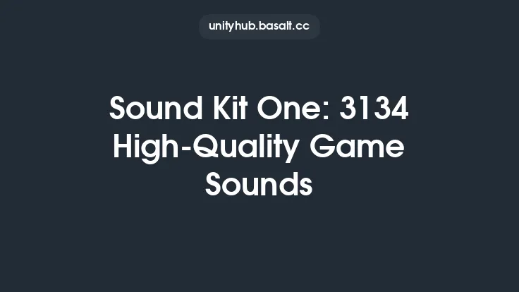 Sound Kit One: 3134 High-Quality Game Sounds Thumbnail
