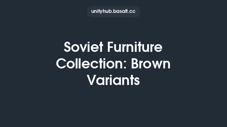 Soviet Furniture Collection: Brown Variants Thumbnail