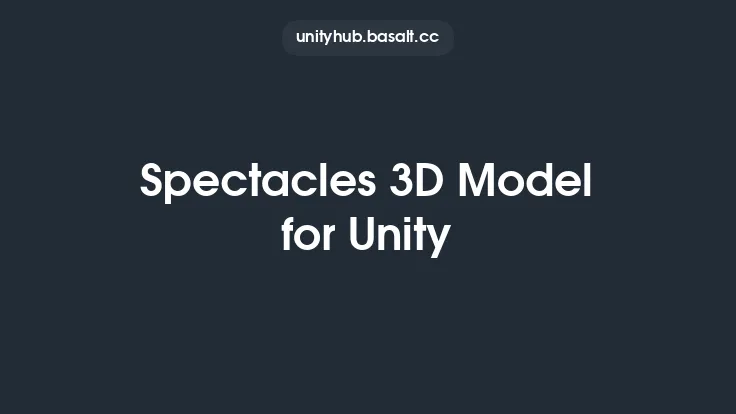 Spectacles 3D Model for Unity Thumbnail