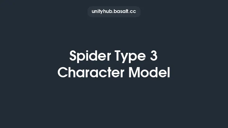 Spider Type 3 Character Model Thumbnail