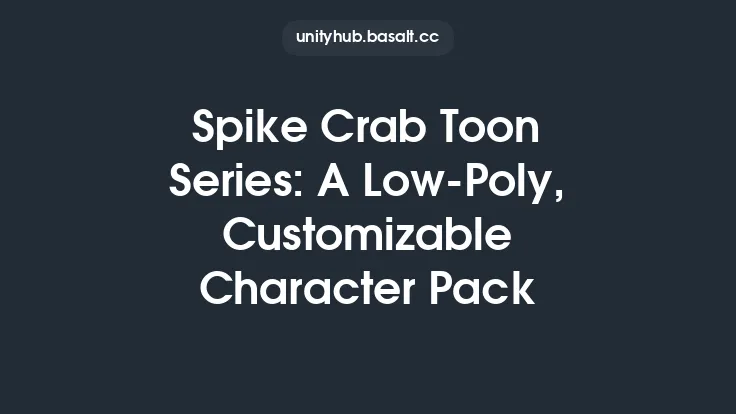 Spike Crab Toon Series: A Low-Poly, Customizable Character Pack Thumbnail