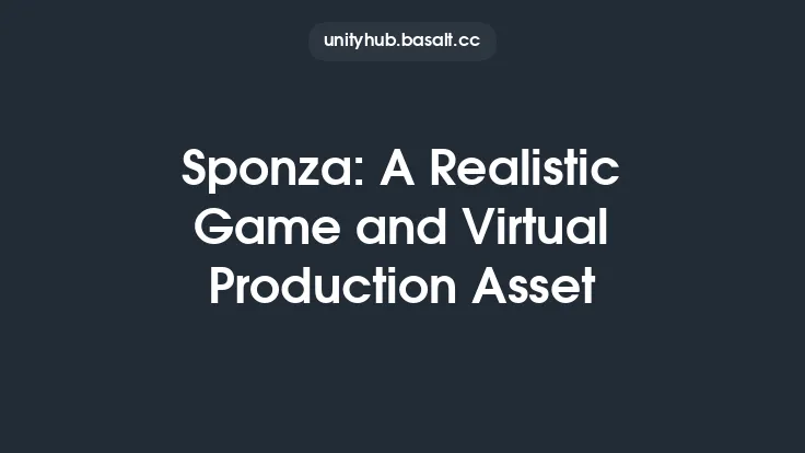 Sponza: A Realistic Game and Virtual Production Asset Thumbnail