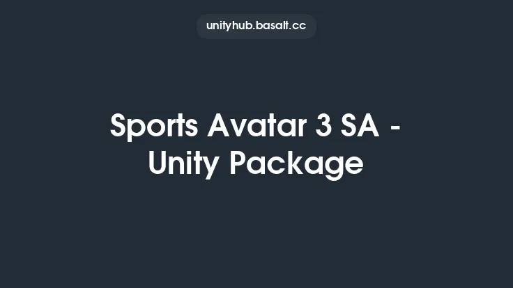 Sports Avatar 3 SA - Unity Package Thumbnail