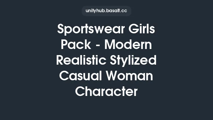 Sportswear Girls Pack - Modern Realistic Stylized Casual Woman Character Thumbnail