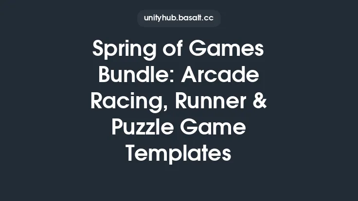 Spring of Games Bundle: Arcade Racing, Runner & Puzzle Game Templates Thumbnail