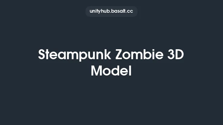 Steampunk Zombie 3D Model Thumbnail