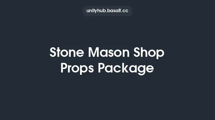 Stone Mason Shop Props Package Thumbnail