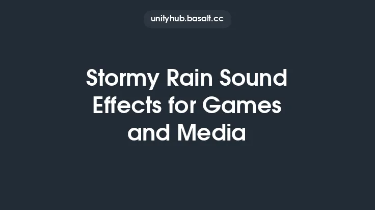 Stormy Rain Sound Effects for Games and Media Thumbnail