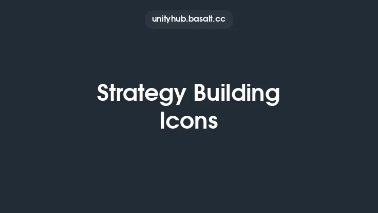 Strategy Building Icons Thumbnail