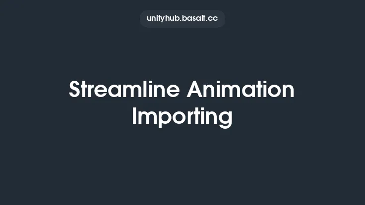 Streamline Animation Importing Thumbnail