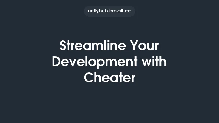Streamline Your Development with Cheater Thumbnail