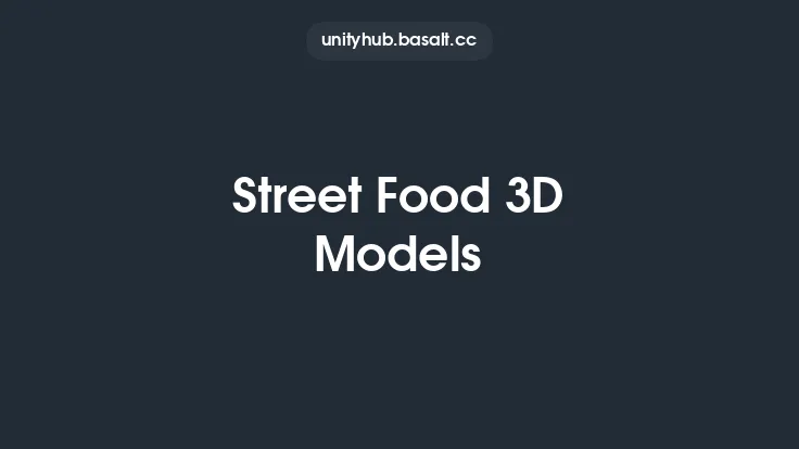 Street Food 3D Models Thumbnail
