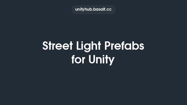 Street Light Prefabs for Unity Thumbnail