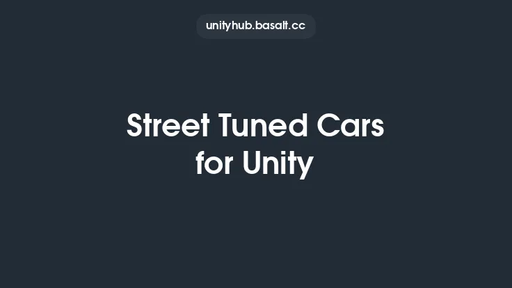 Street Tuned Cars for Unity Thumbnail